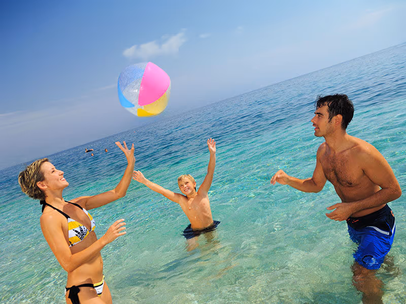 Strand Romana op Camping Lanterna