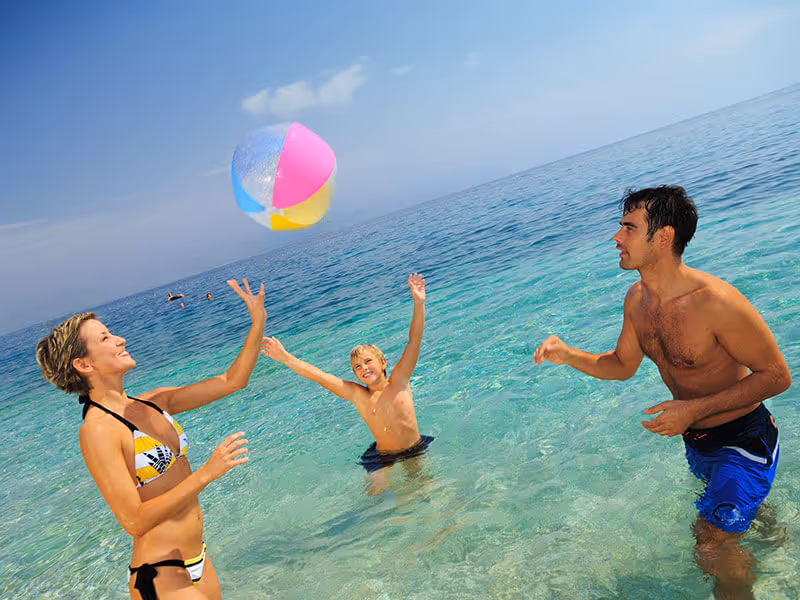 Strand Romana op Camping Lanterna
