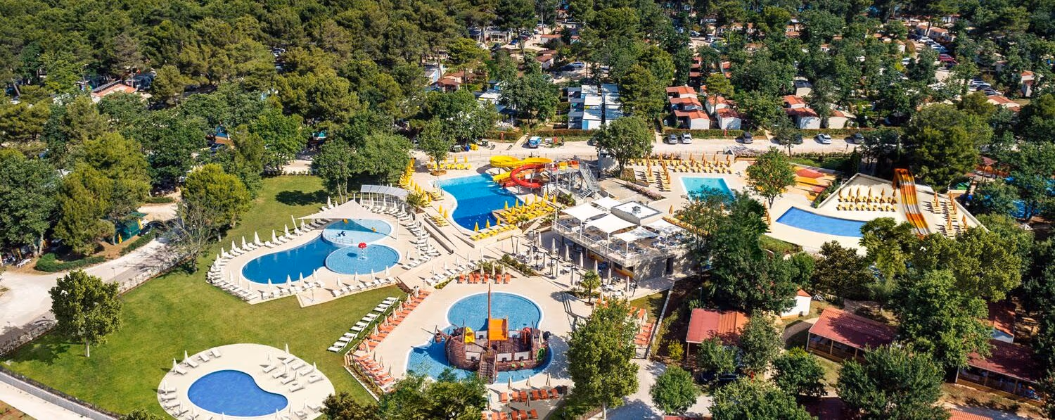 De kust van Istrië bij Camping Lanterna