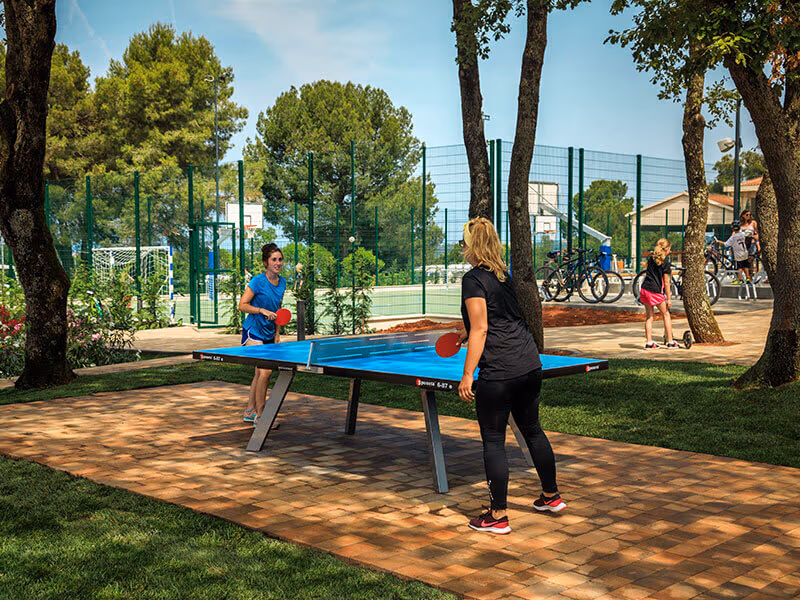 Het V-Sport Park op Camping Lanterna